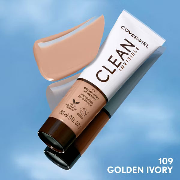COVERGIRL Clean Invisible Foundation - 109 Golden Ivory