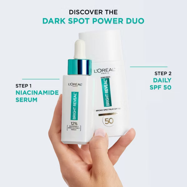 L'ORÉAL PARIS Bright Reveal Niacinamide Dark Spot Serum, 1 fl oz