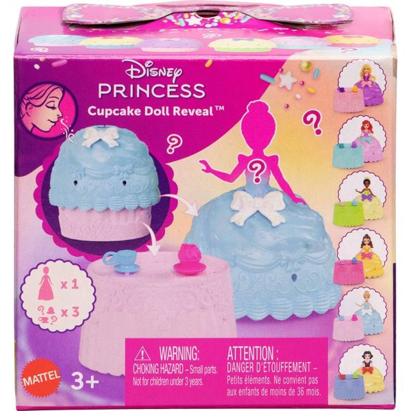 Mattel Disney Princess Cupcake Small Doll Reveal - Assorted