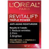 L'ORÉAL PARIS Revitalift Triple Power Anti-Aging Face Moisturizer, 1.7 oz.
