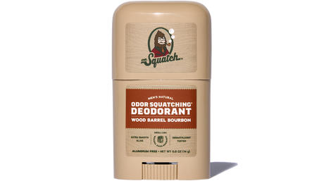 Dr. Squatch Mini Deodorant - Wood Barrel Bourbon, 0.5 oz