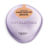 Revolution Superdewy Cushion Foundation Medium Tan Cool 0.32 oz