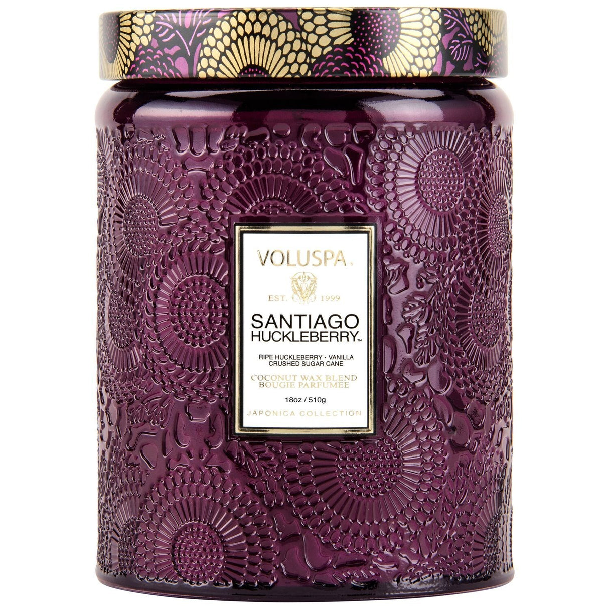 Voluspa Santiago 18oz Large Glass Jar Candle