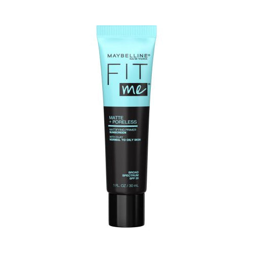 Maybelline Fit Me Matte and Poreless Mattifying Face Primer Makeup, Clear, 1 onz