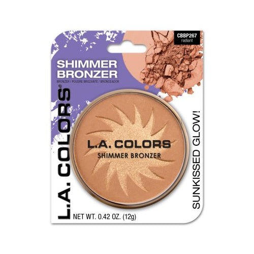 L.A. Colors Shimmer Bronzer - Sunkissed Glow CBBP267 Radiant