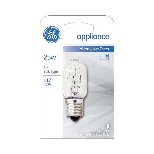 GE 25W T7 Appliance Microwave Owen Incandescent Light Bulb