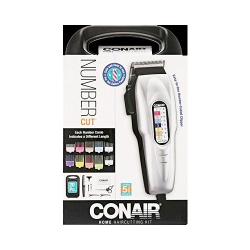 Conair ConairMan Comb Number Cut Haircut Kit, 20 piece, Model HC315N, 1.0 ct