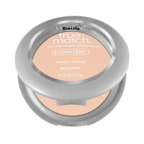 L'Oreal Paris True Match Super-Blendable Oil Free Makeup Powder, Light Ivory, 0.33 oz.