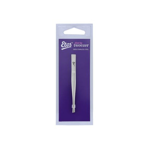 ETOS SLANT TIP TWEEZER 1 CT