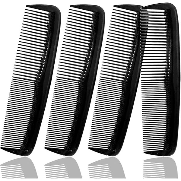 ACE 5" Fine Tooth Bobby & Pocket Purse Comb - Black-013114616869-LR-72959-2-LR eShop