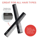 ACE 7" All Purpose Comb - Black-013114612861-LR-72819-3-LR eShop