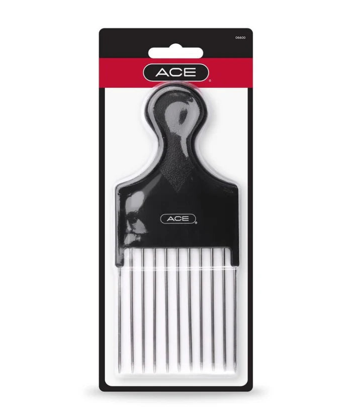 ACE Metal Pick Volume and Detangling Comb - Black-013114066008-LR-286584-1-LR eShop