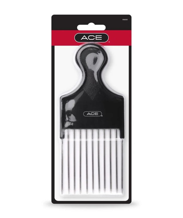 ACE Metal Pick Volume and Detangling Comb - Black-013114066008-LR-286584-1-LR eShop
