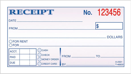 Adams Carbonless Money and Rent Receipt - Two Parts, 50 Sheets-087958225013-LR-111032-2-LR eShop