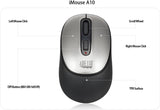 Adesso iMouse A10 Antimicrobial Wireless Mouse - Black and Silver-783750010672-LR-340064-10-LR eShop