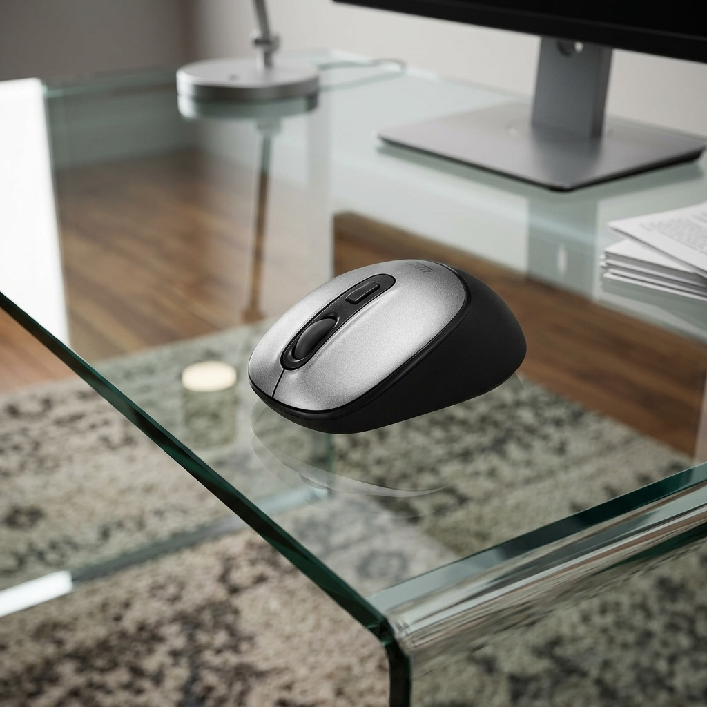 Adesso iMouse A10 Antimicrobial Wireless Mouse - Black and Silver-783750010672-LR-340064-3-LR eShop