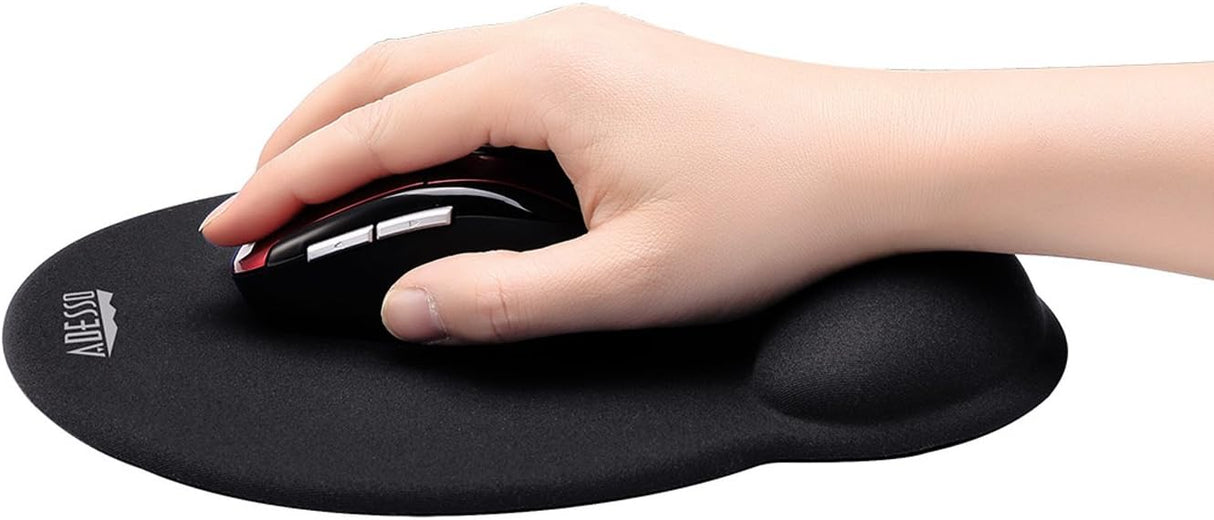 Adesso TRUForm Mouse Pad with Memory Foam Wrist Support - Black-783750009218-LR-335792-4-LR eShop