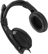 Adesso Xtream H5 Stereo Multimedia Headset with Microphone - Black-783750009232-LR-322136-5-LR eShop