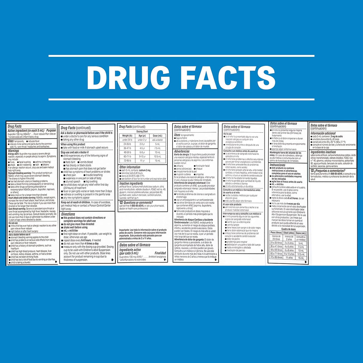 Advil Children's Pain Reliever and Fever Reducer Liquid Pain Relief Medicine - Fruit Flavor, 4 oz-305730170307-LR-224557-9-LR eShop