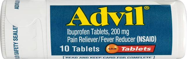 Advil Pain Reliever and Fever Reducer Tablet Vial, 10 Coated Tablets - Single Vial-305730151122-LR-358845-1-LR eShop