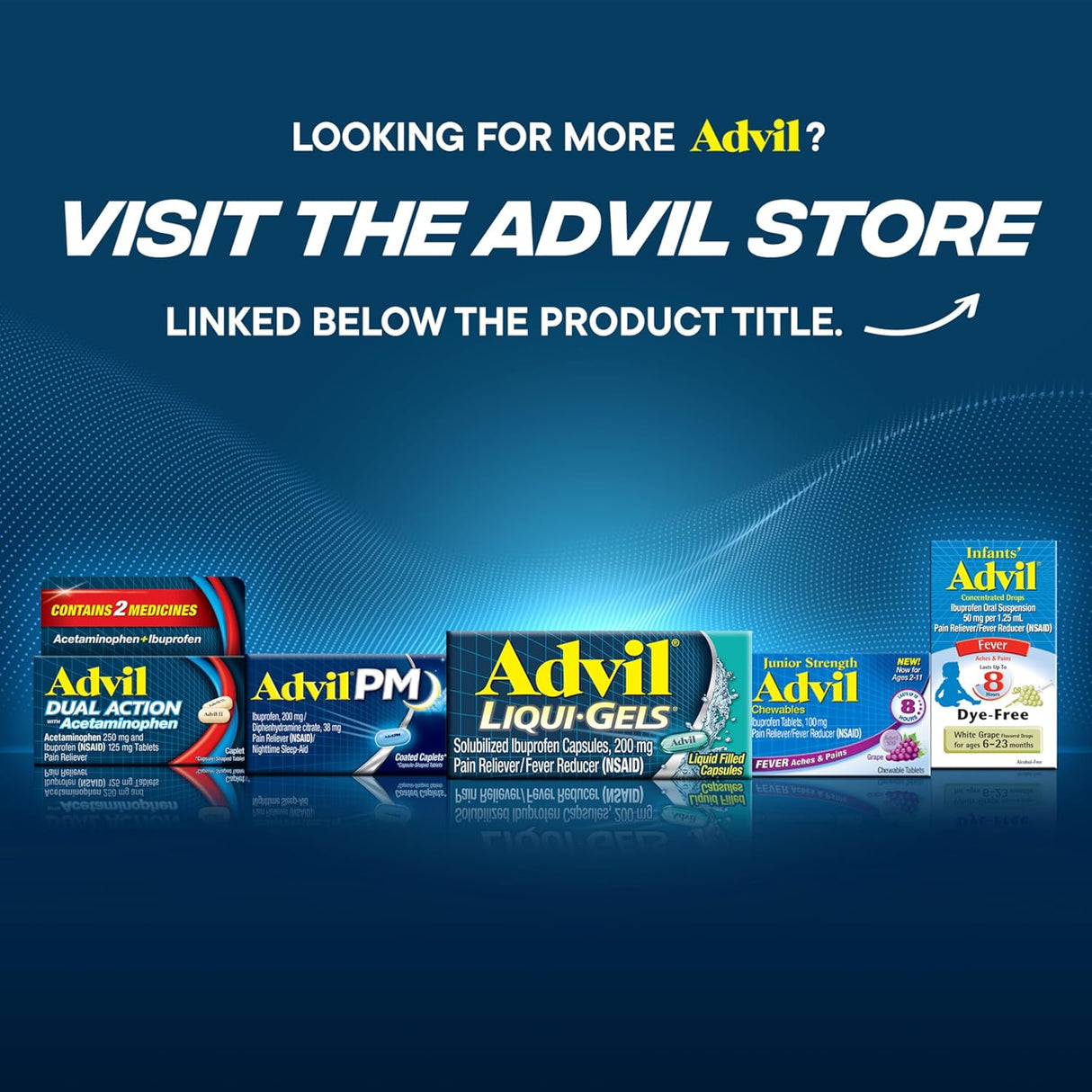 Advil Pain Reliever and Fever Reducer Tablet Vial, 10 Coated Tablets - Single Vial-305730151122-LR-358845-18-LR eShop