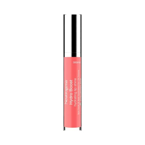 Neutrogena Hydro Boost Moisturizing Lip Gloss, Flushed Coral, 0.1 oz