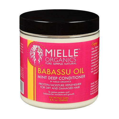 Mielle Babassu &amp; Mint Deep Conditioner 8 Oz