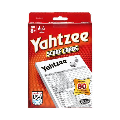 Hasbro Gaming Yahtzee Score Cards