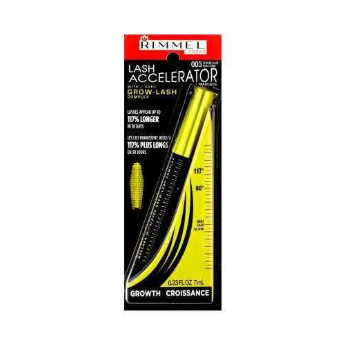 Rimmel Lash Accelerator Mascara - Extreme Black - 0.23 fl oz