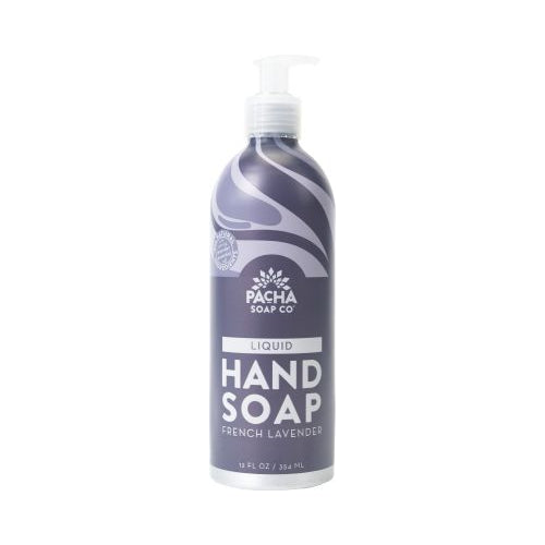 PACHA SOAP CO LIQUID HAND SOAP, FRENCH LAVENDER 12 FL OZ