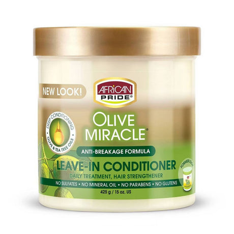 African Pride Olive Miracle Anti-Breakage Leave -In Conditioner Cream, 15 oz-802535434158-LR-306930-1-LR eShop