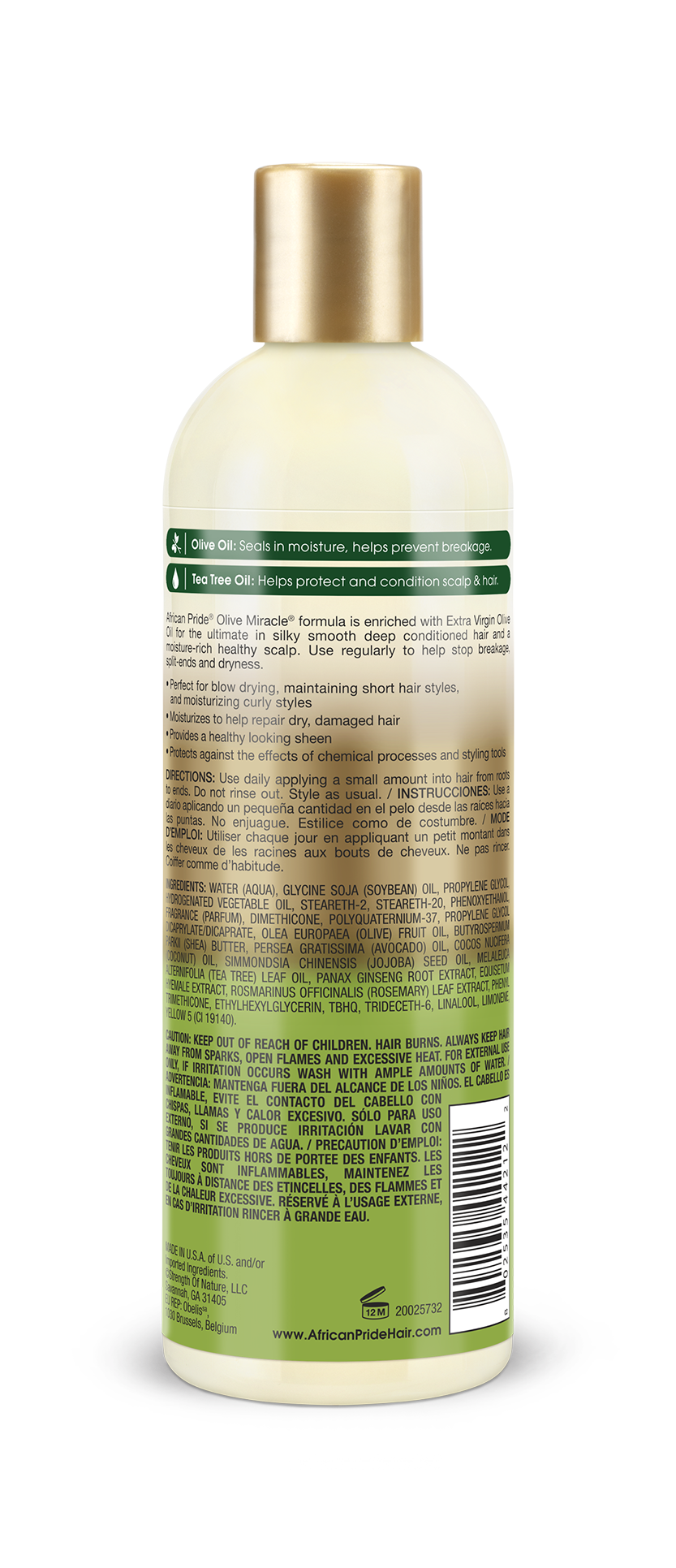 African Pride Olive Miracle Moisturizing Anti-Breakage Formula, 12 oz-802535442122-LR-306931-2-LR eShop