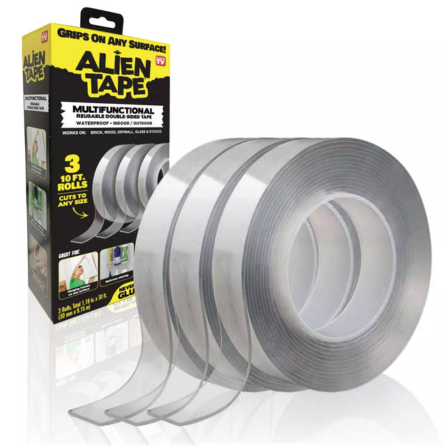 ALiEN Tape Double Sided Multipurpose Removable Adhesive Grip Mounting Tape, 3 pack-080313070877-LR-336944-1-LR eShop