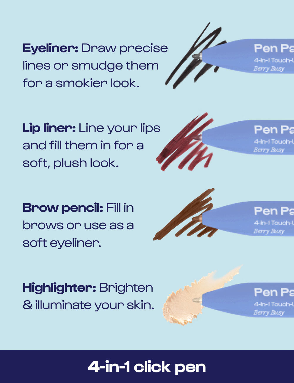 alleyoop Pen Pal 4-in-1 Eye, Brow, Lip & Highlight Pen - Berry Busy-850042307564-LR-359610-4-LR eShop