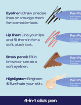 alleyoop Pen Pal 4-in-1 Eye, Brow, Lip & Highlight Pen - In A Rouge-850042307571-LR-359611-4-LR eShop