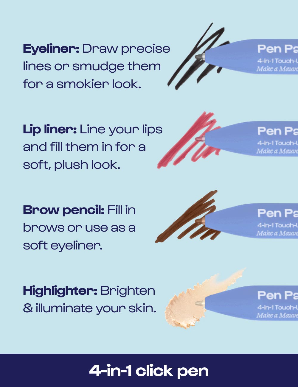 alleyoop Pen Pal 4-in-1 Eye, Brow, Lip & Highlight Pen - Make A Mauve-850042307588-LR-359612-4-LR eShop
