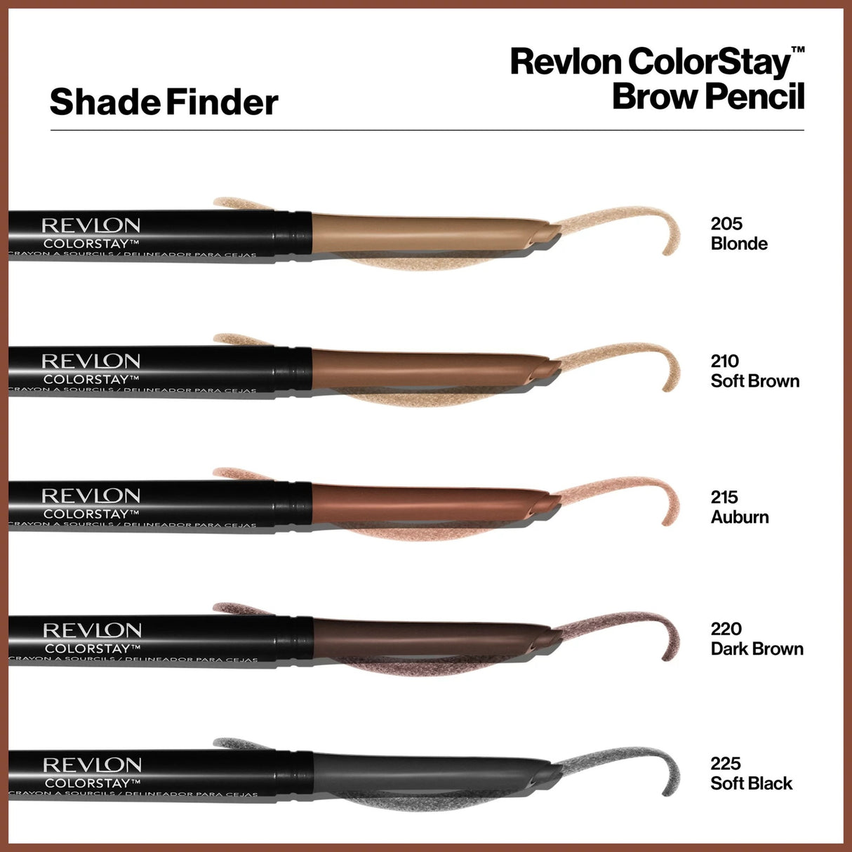 Revlon Colorstay Brow Pencil, 205 Blonde