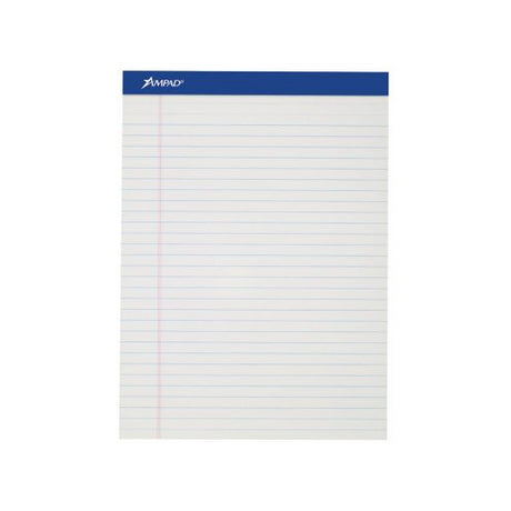 Ampad Evidence Perforated Pad, Size 8-1/2 x 11-3/4, White Paper, Legal Ruling-074319013204-LR-324192-1-LR eShop