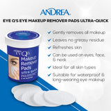 ANDREA Eye Q's Ultra Quick Eye Makeup Remover Pads, 65 count-078462066889-LR-100963-2-LR eShop
