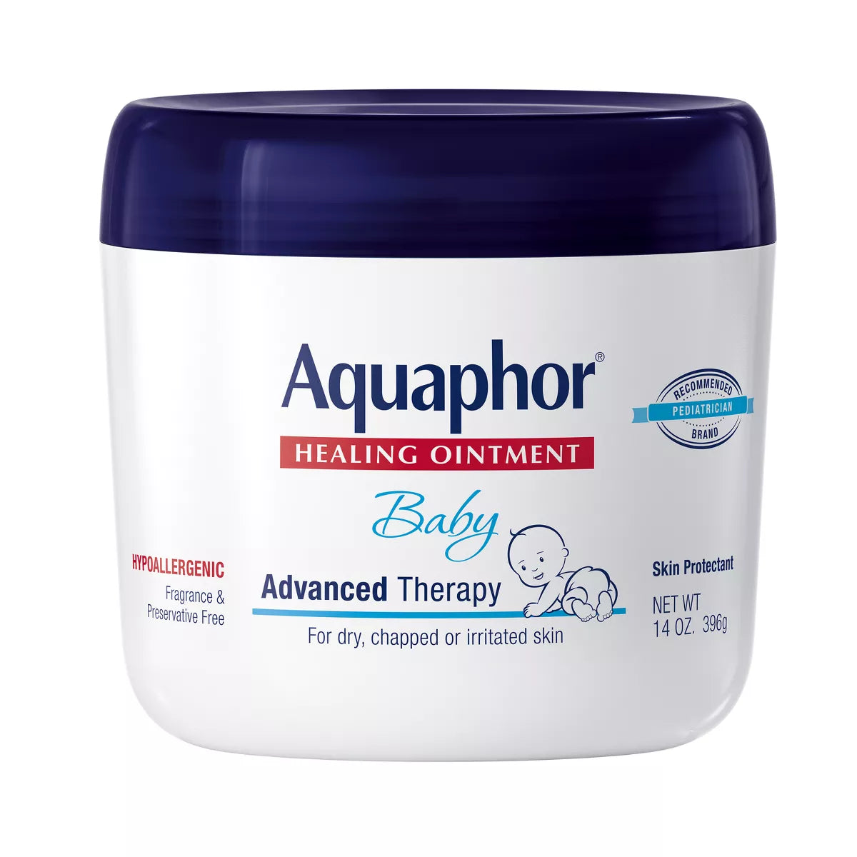 Aquaphor Baby Healing Ointment Advanced Therapy Skin Protectant - Unscented, 14 oz-072140633868-LR-288039-1-LR eShop