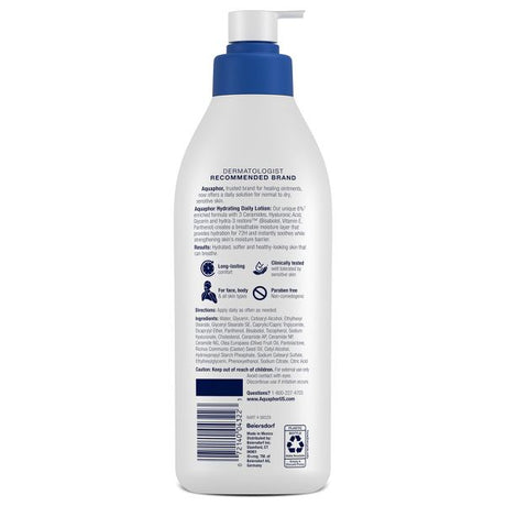 Aquaphor Daily Hydrating Lotion, 16 oz Pump Bottle-072140043223-LR-364921-2-LR eShop