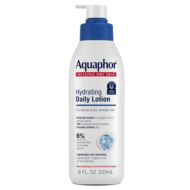 Aquaphor Daily Hydrating Lotion, 8oz Pump Bottle-072140043230-LR-364922-1-LR eShop