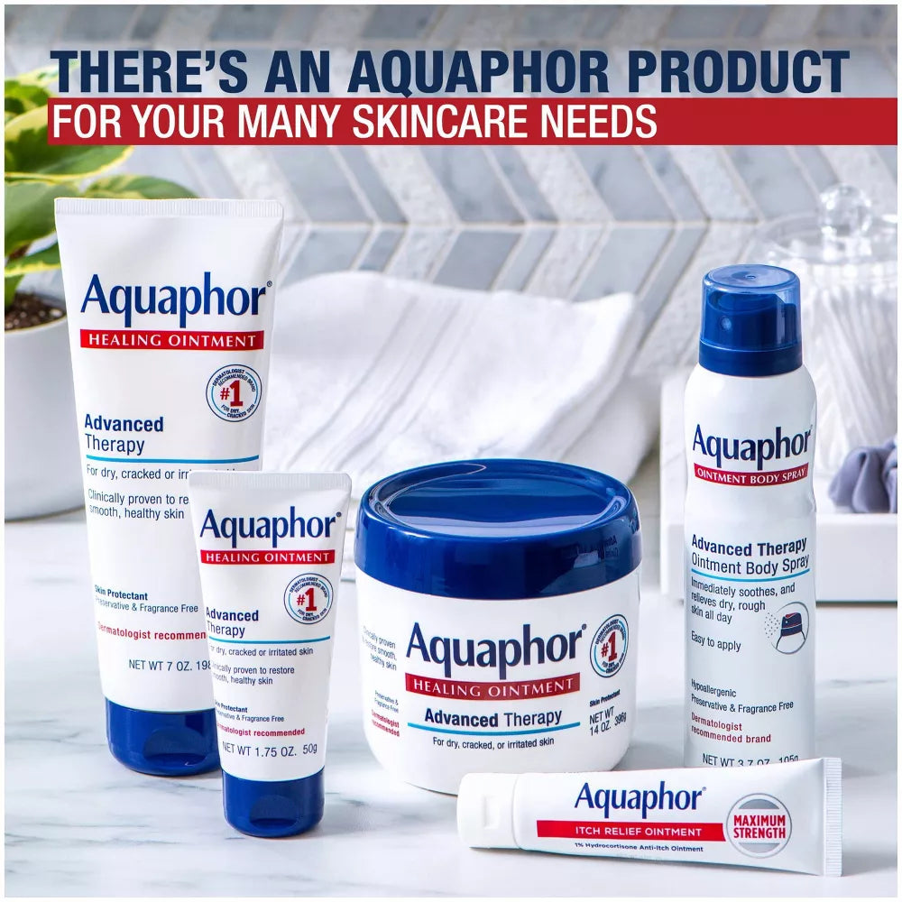 Aquaphor Healing Ointment Skin Protectant Advanced Therapy Moisturizer - Unscented, 14 oz-072140636081-LR-288045-11-LR eShop