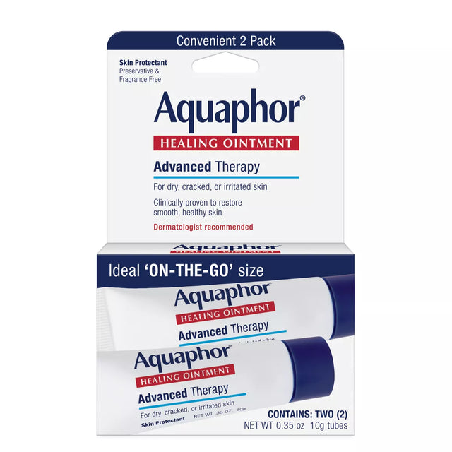 Aquaphor Healing Ointment To-Go Pack for Dry and Cracked Skin - Unscented, 2 count-072140110475-LR-351358-1-LR eShop