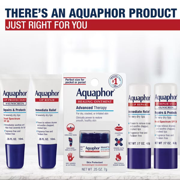 Aquaphor Lip Repair Stick + Sunscreen SPF 30, 0.17 Oz Stick-072140031220-LR-363368-7-LR eShop