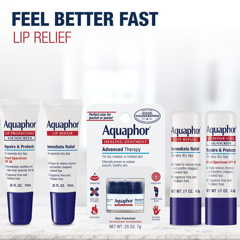 Aquaphor Lip Repair Tube + Sunscreen SPF 30, .35 oz-072140040895-LR-363387-5-LR eShop