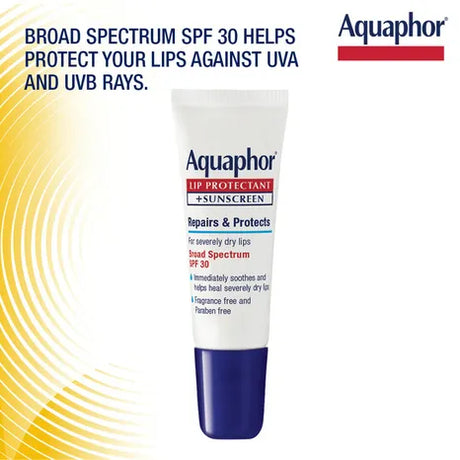 Aquaphor Lip Repair Tube + Sunscreen SPF 30, Dual Pack, .35 oz x 2-072140022242-LR-363336-2-LR eShop