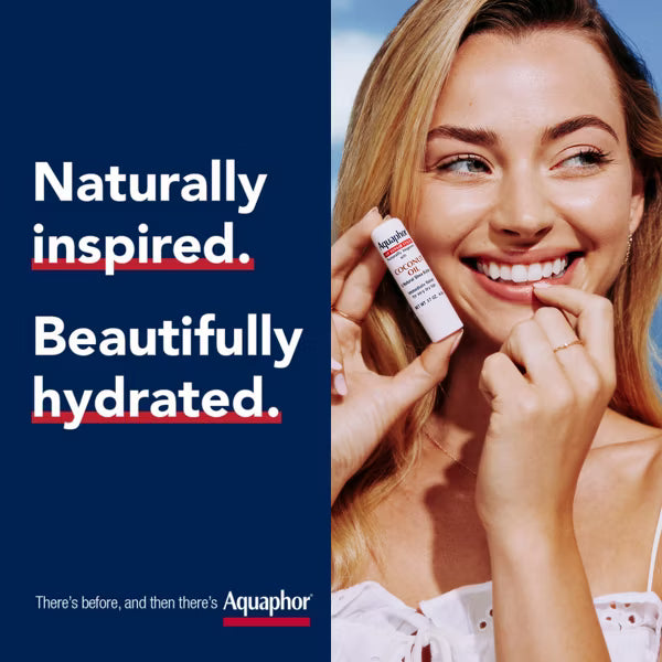 Aquaphor Naturally Inspired Lip Repair Stick with Coconut Oil, Dual Pack, .17 oz x2-072140039189-LR-363386-6-LR eShop