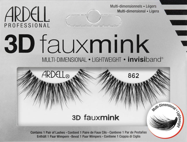 Ardell 3D Faux Mink Lashes - 862 Black-074764325150-LR-343195-1-LR eShop
