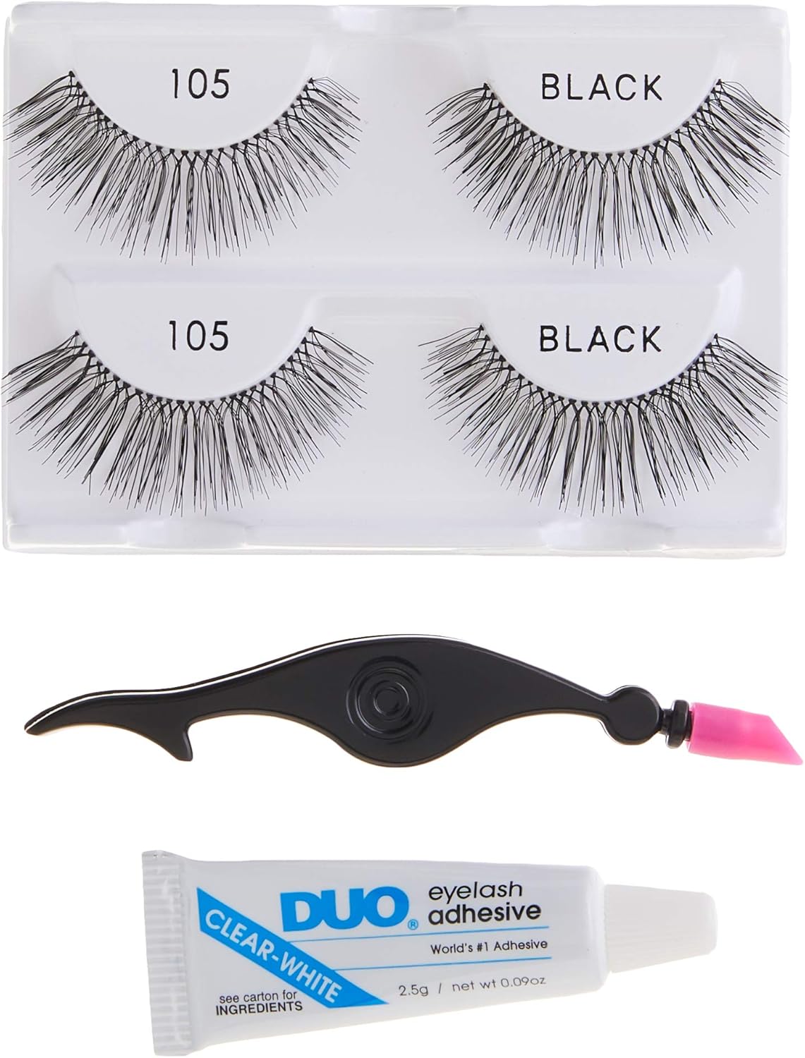Ardell Fashion Lashes Deluxe Pack with Duo Adhesive - 105 Black-074764689870-LR-296774-3-LR eShop